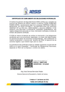 Certificados Ruc Sri